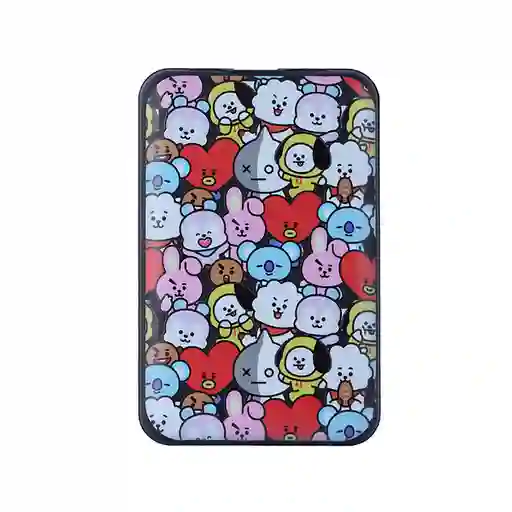 Batería de Respaldo 10000 Mah Little Ones Negro Bt21 Miniso