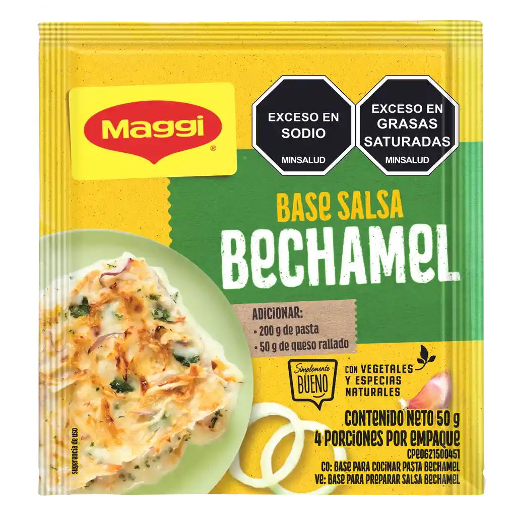 Salsa MAGGI para pasta Bechamel x 50g