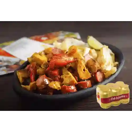 Combo Picada Mixta Grande + Club Col. Dorada Sixpack 355ml