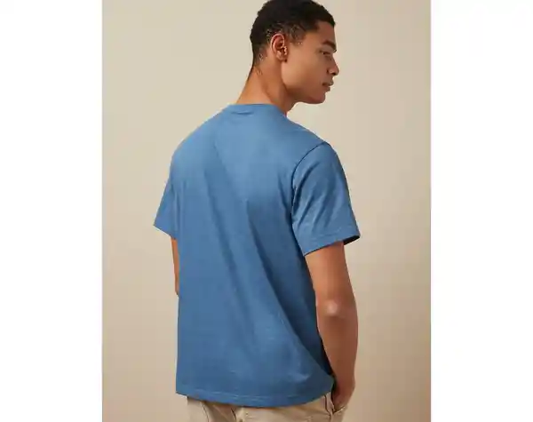 Camiseta Hombre Azul Talla Medium American Eagle