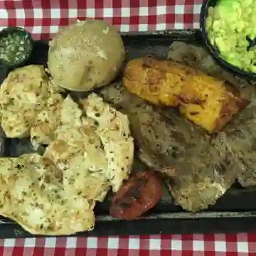 Plato dos carnes 1 opción