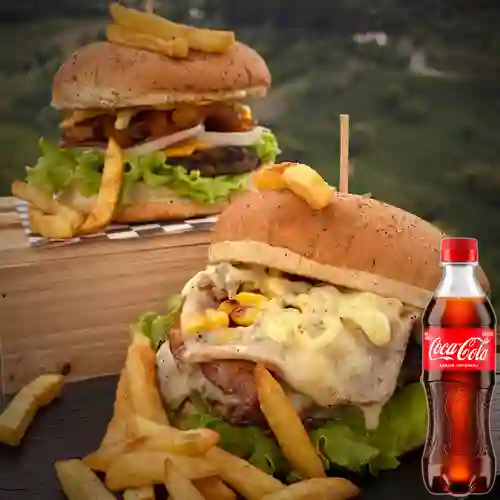 Combo Hamburguesa Conuntry + Coca Cola Original 400 ml