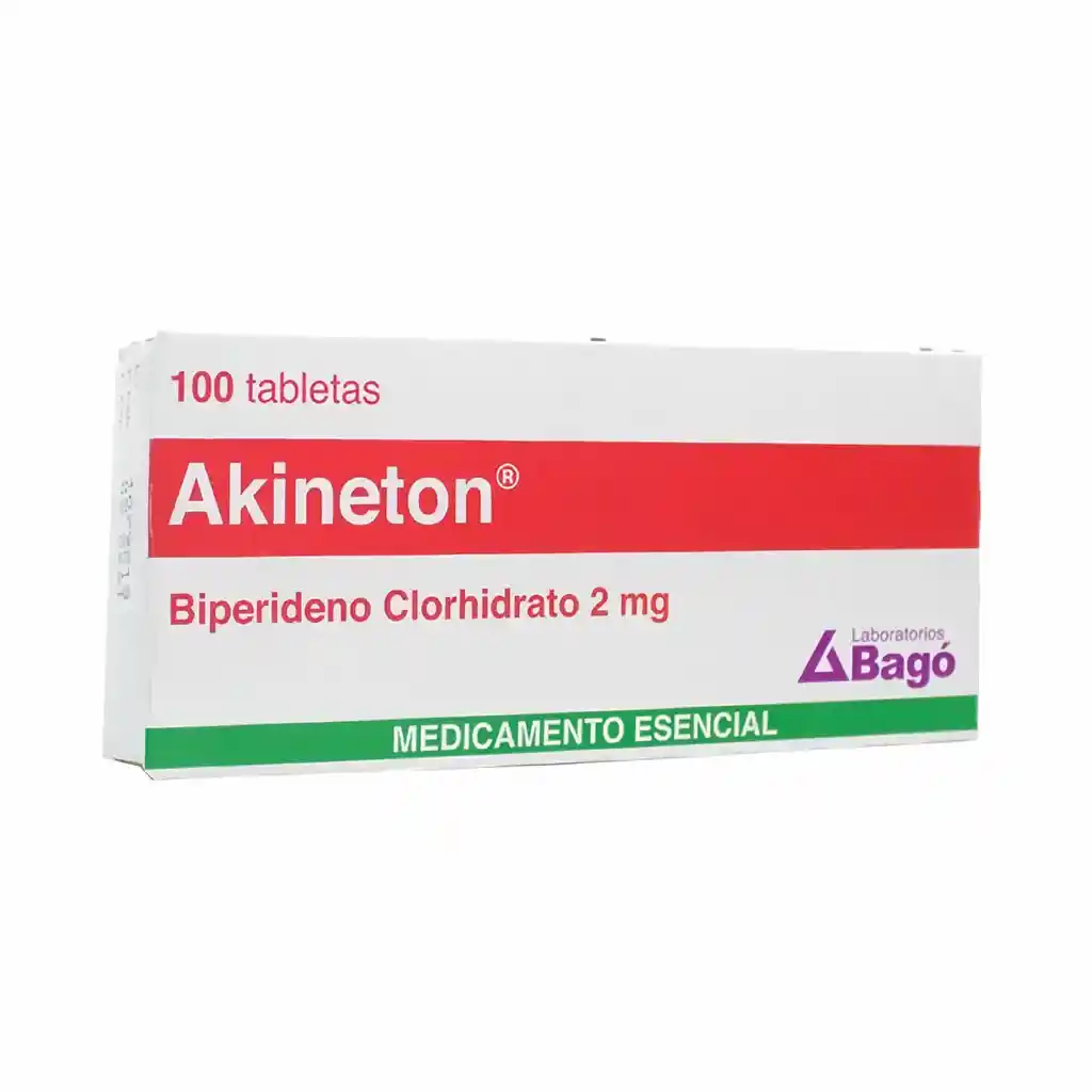 Akineton Tabletas 2 Mg Caja 100unds