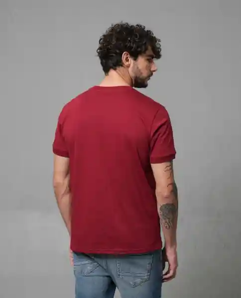 Camiseta Hombre Rojo L 100G005_ROJ191656 Rifle