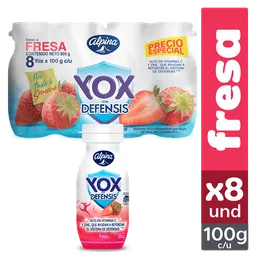 Yox Fresa x8 Und Botella 100 g