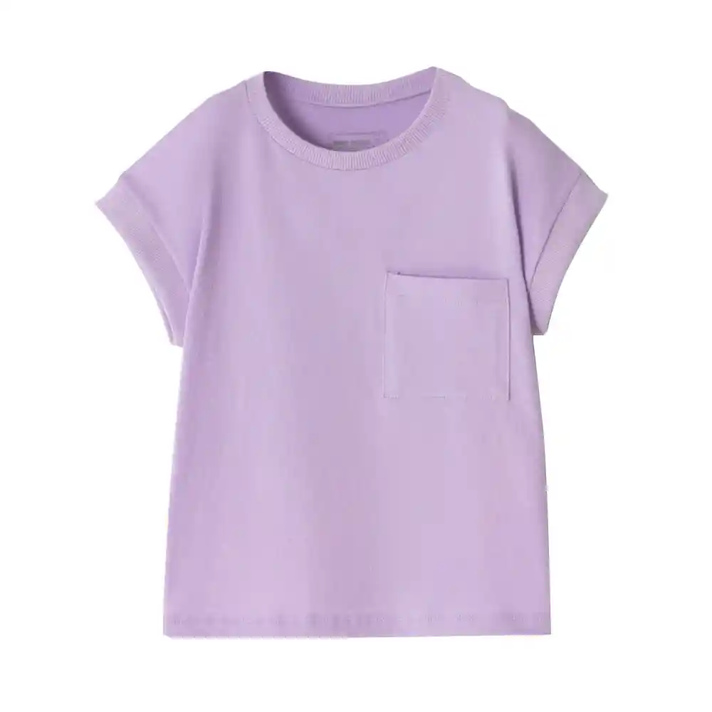 Camiseta Cuello Redondo Manga Corta en Algodón Caterina Baby Fresh Talla 5t