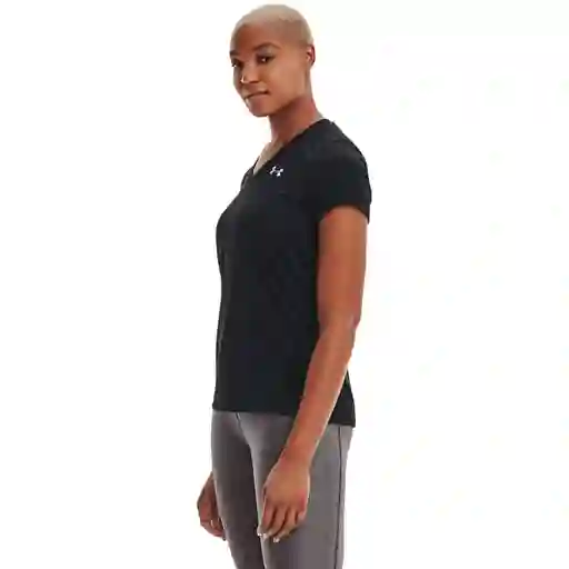 Tech Short Sleeve V Neck Talla Lg Camisetas Negro Para Mujer Marca Under Armour Ref: 1255839-002