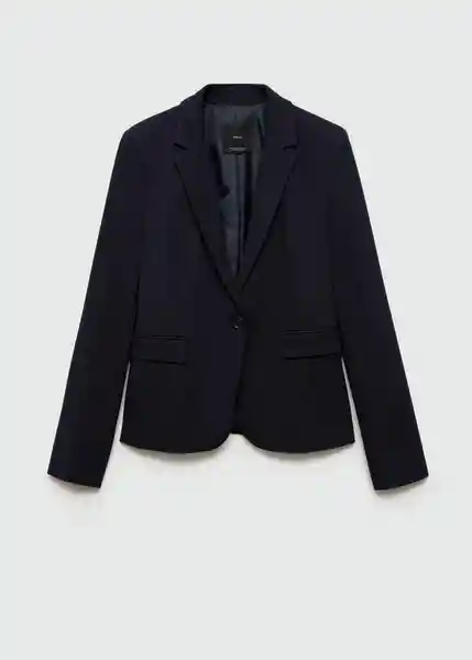 Blazer Paloma Marino Talla 42 Mujer Mango