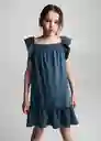 Vestido Emma Navy Talla 14 Niñas Mango