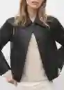 Chaqueta Sabina Negro Talla XS Mujer Mango