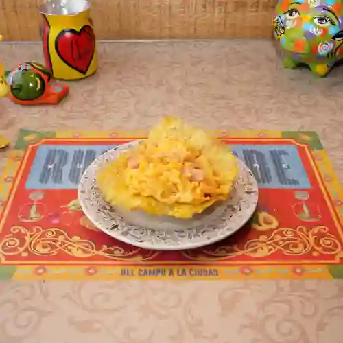 Huevos Revueltos en Patacón O Arepa