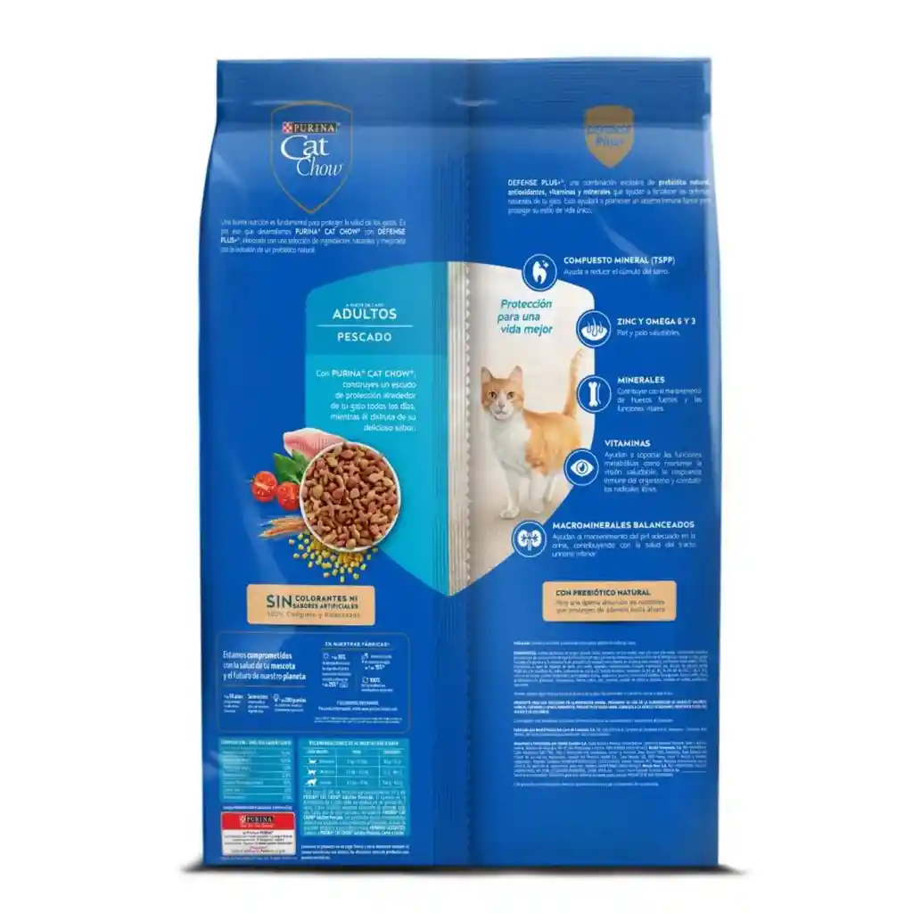 Comida para gatos Purina Cat Chow adulto pescado x 1,5kg