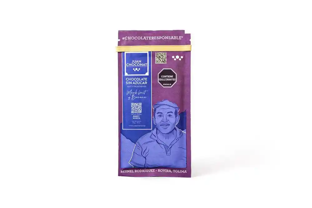 Barra Chocolate Banano Monk Fruit Juan Choconat
