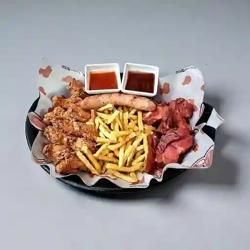 Alitas Costillas Chorizo