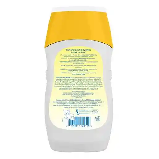 Ricitos De Oro Crema Corporal Manzanilla
