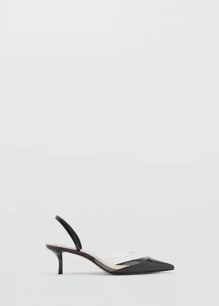 Zapatos Bisou Negro Talla 41 Mujer Mango