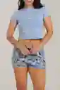 Camiseta Crop Top Relaxed Fit Baby Tee Sunrays Mujer S Oneill