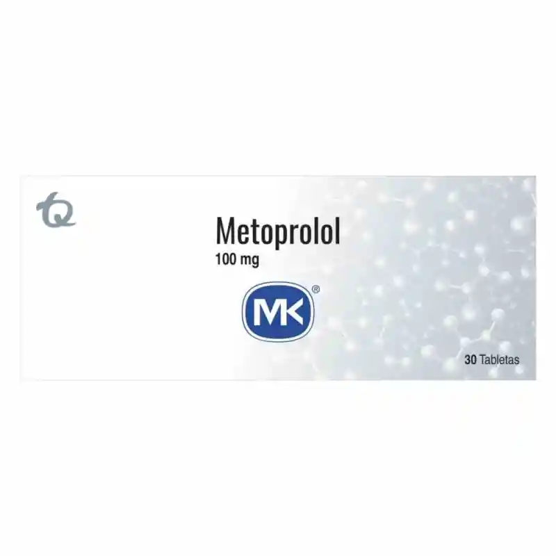 Mk Metoprolol (100 mg) 30 Tabletas