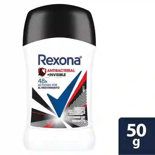 Rexona Desodorante Antibacterial + Invisible en Barra