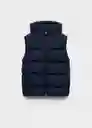 Chaleco Manel Navy Talla 12 Niños Mango