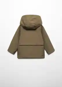Abrigo Parka Marc Khaki Talla 69 Niños Mango