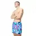 Pantaloneta Digital Printed Leisure 16 Pulgadas Hombre Azul-s