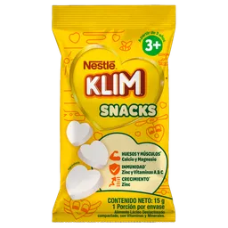 Alimento lácteo KLIM Snacks Sobre 15g