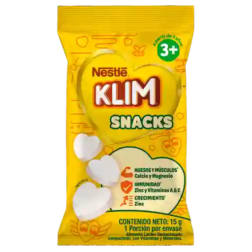 Alimento lácteo KLIM Snacks Sobre 15g
