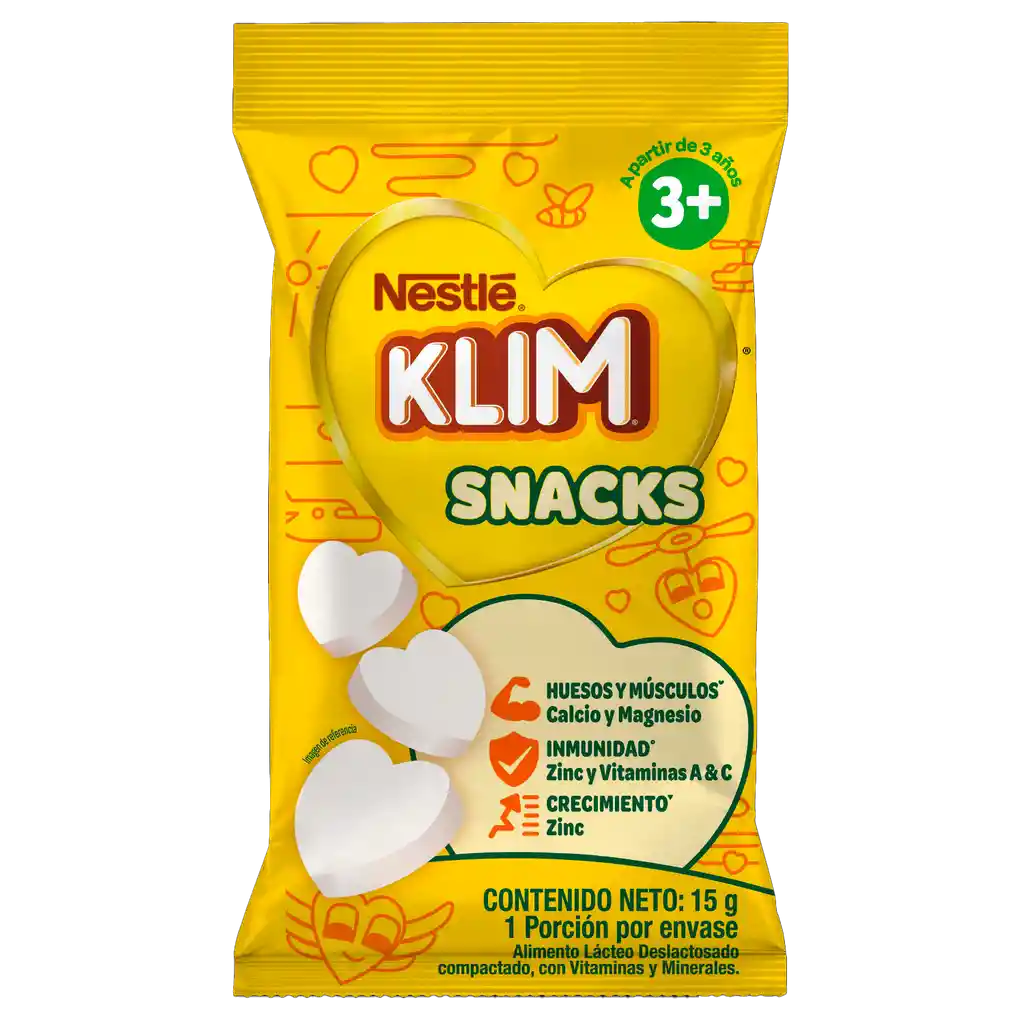 Alimento lácteo KLIM Snacks Sobre 15g