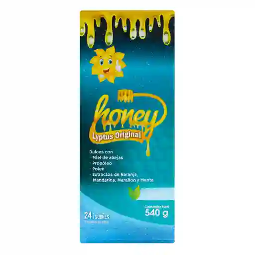Honey Dulces Lyptus Original Sabor a Menta