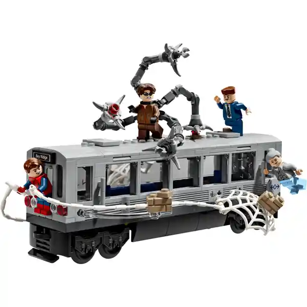 Set Construcción Spider-Man vs Doc Ock: Escena Del Tren Lego