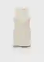Vestido Chiara Crudo Talla S Mujer Mango