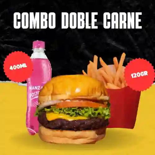 Combo Hamburguesa Doble Carne