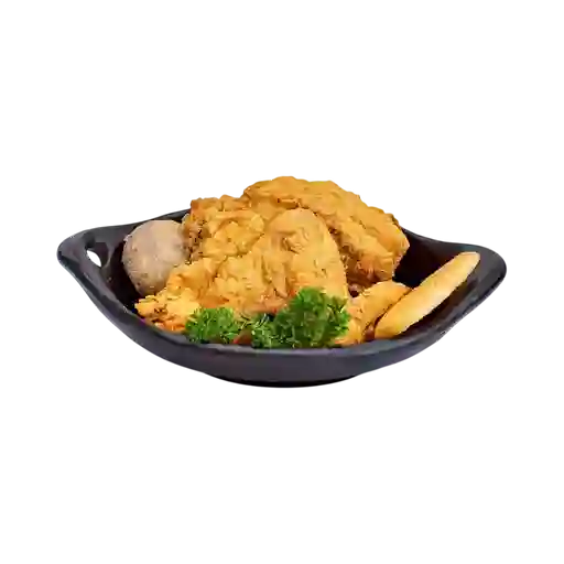 1/4 Pollo Broaster