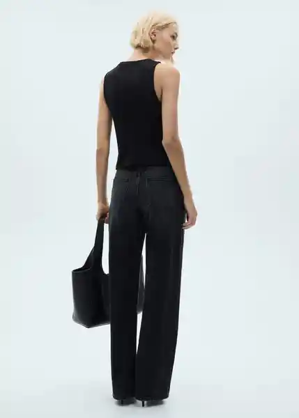 Chaleco Ava Negro Talla L Mujer Mango