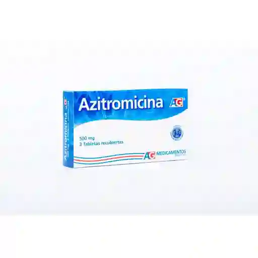 Ag Azitromicina (500 mg) 3 Tabletas
