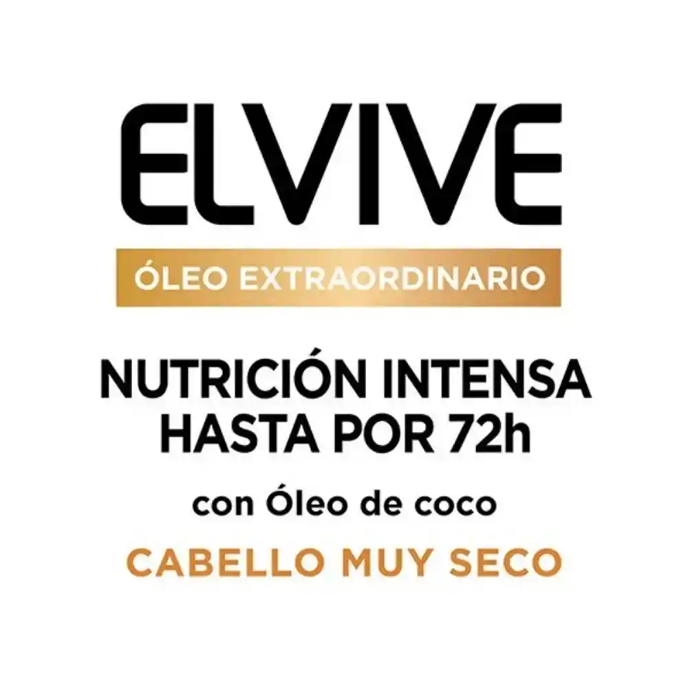 Crema De Peinar Elvive Oleo Coco 300 ml