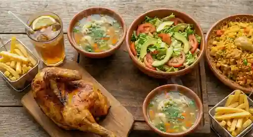 Combo 1/2 Pollo Para Dos