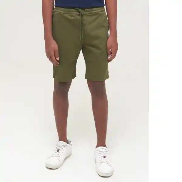 Bermuda Jogger Niño Verde Talla 14 Chevignon