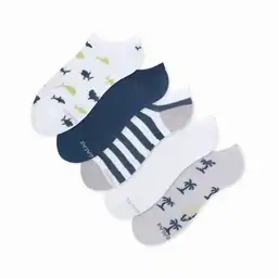Medias Deportivas Tobilleras Para Niños Sabino Nylon Kd X5 Galax Talla 6-8