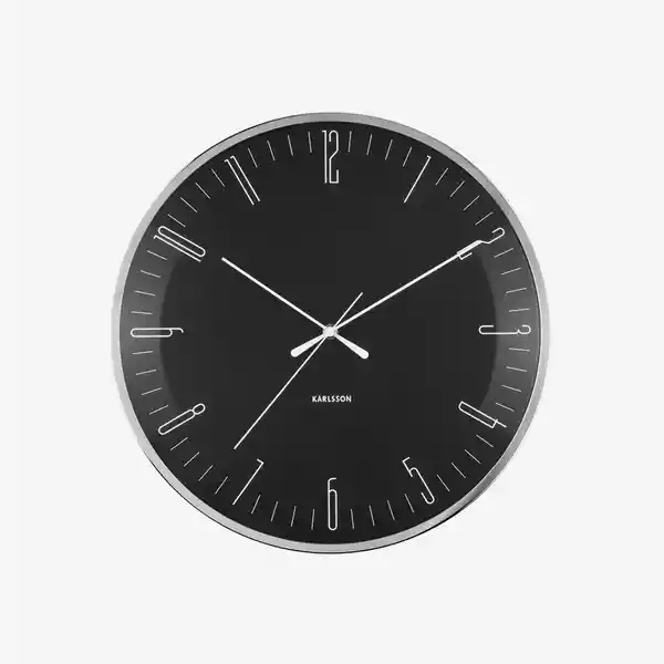 Inkanta Reloj de Pared Libélula Negra