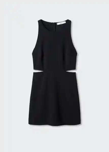 Vestido Pimpi Negro Talla S Mujer Mango