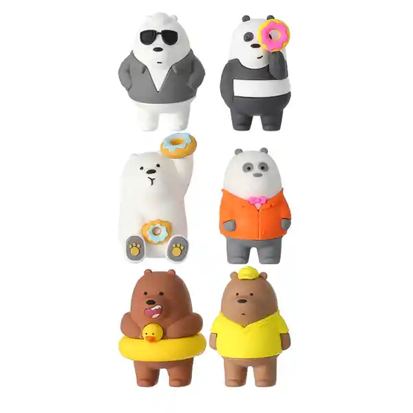 Miniso Imán Para Nevera Blind Box 3D Osos Escandalosos Surtido