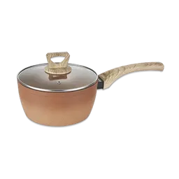 Amercook Cacerola Con Tapa de Vidrio Terracota 24 cm