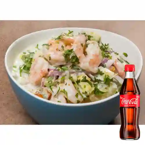Combo Ceviche Natural + Coca Cola Original 300ML