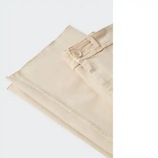 Pantalón Marinet Beige Talla 19 Teen Niñas Mango