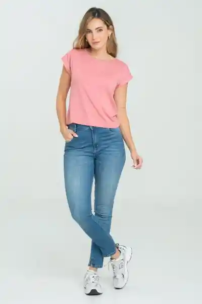 Camiseta Libby Color Rosado Oscuro Talla M Ragged