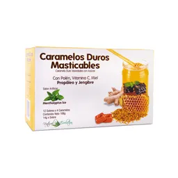 Natural Evolution Caramelos Duros Masticables con Azúcar