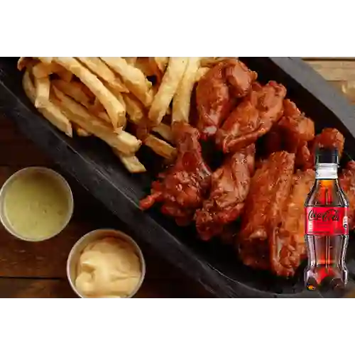 Combo 4 + Coca Cola Sin Azúcar 250ML