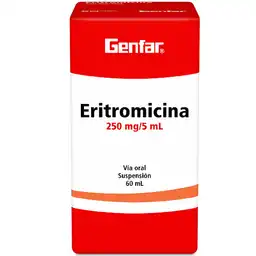 Genfar Eritromicina (250 Mg /5 Ml)